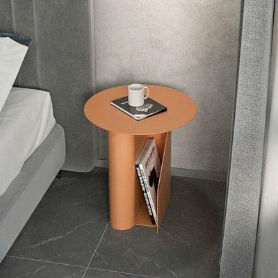 Shop 0 Orange Wuli Nordic Designer Bedroom Bedside Table Modern Minimalist White Small Creative Bedside Table Light Luxury Small Table Mademoiselle Home Decor