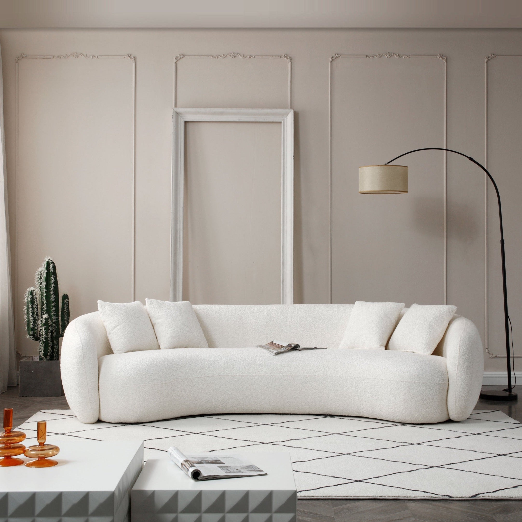 Rossa Boucle Sofa